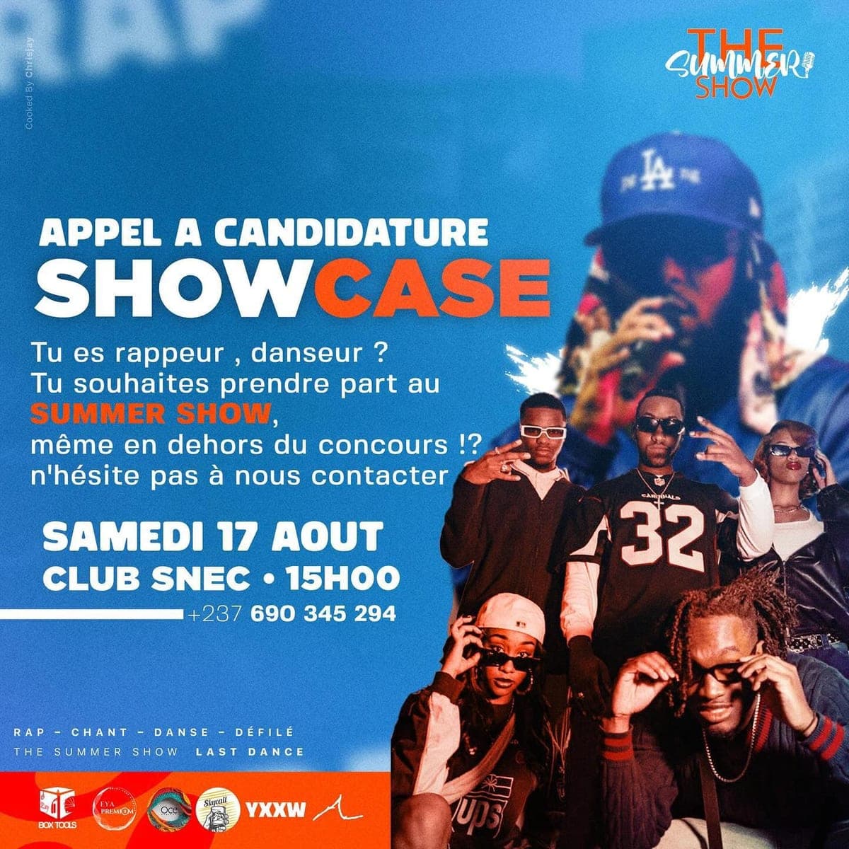 Appel à candidature showcase de l'édition 2024.